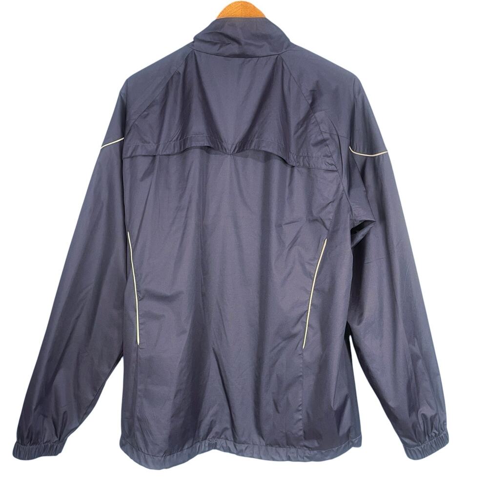 Robert Graham Men's Classic Fit Derek Windbreaker Jacket Navy XL - Picture 6 of 10
